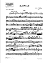 Romance op. 51 en ré - Flûte - SAINT-SAËNS - Partition